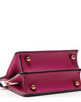 Shiny Nappa Petite Peekaboo I SEE U Satchel Ciclamino Pilar