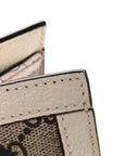 GG Supreme Monogram Flora Textured Calfskin Small Padlock Tote Beige Ebony Multicolor Mystic White