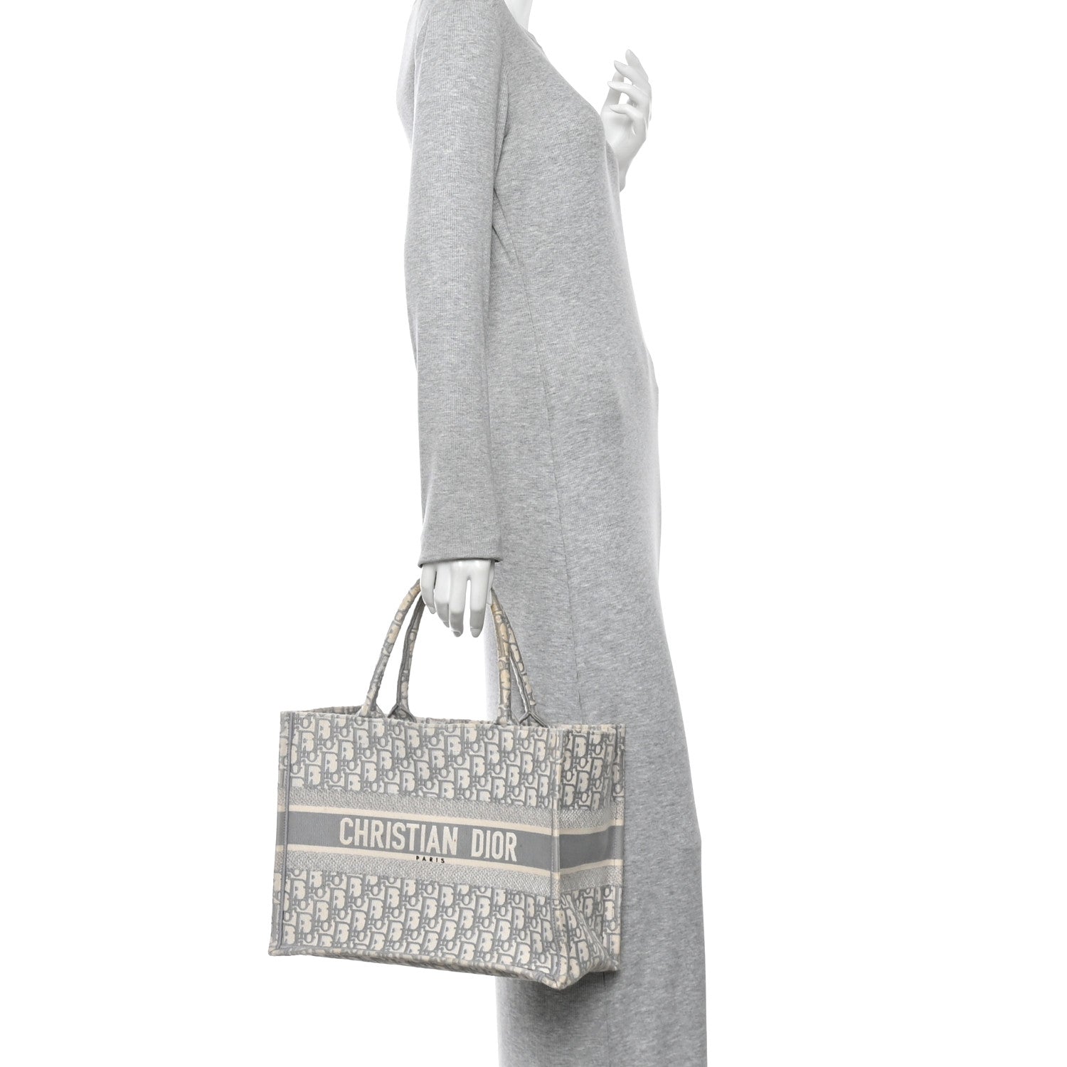 Oblique Medium Book Tote Grey