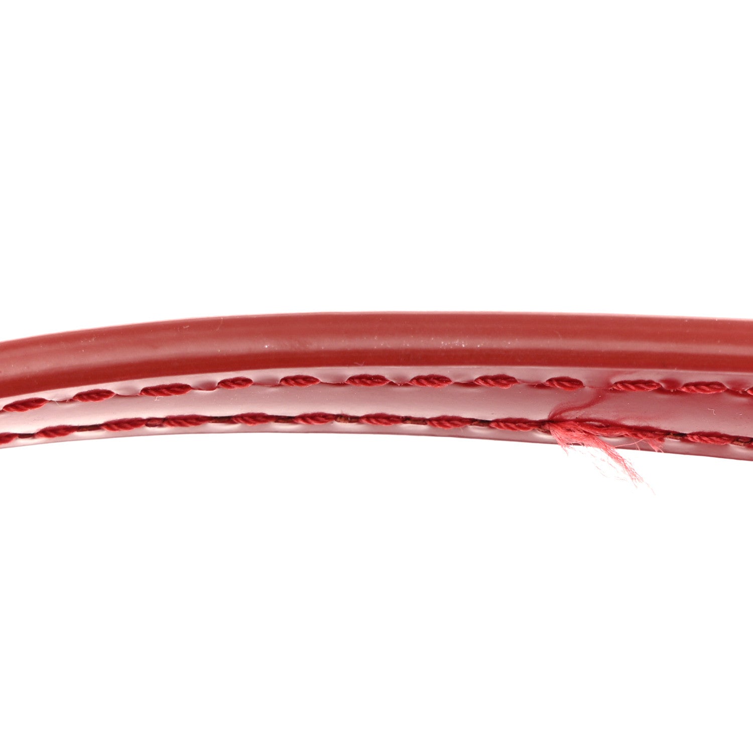 Glazed Calfskin Le Bambino Long Red