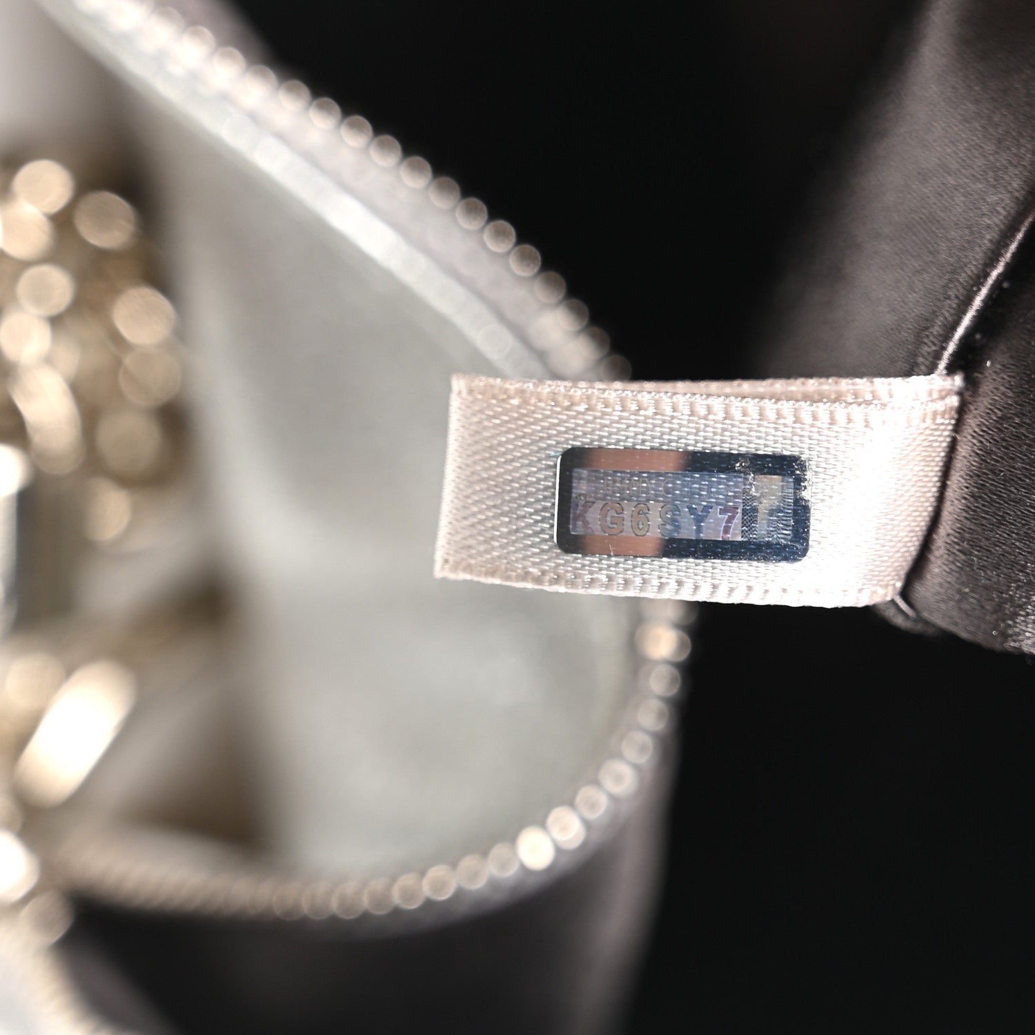 Metallic Goatskin Callie Mea Tassel Silver