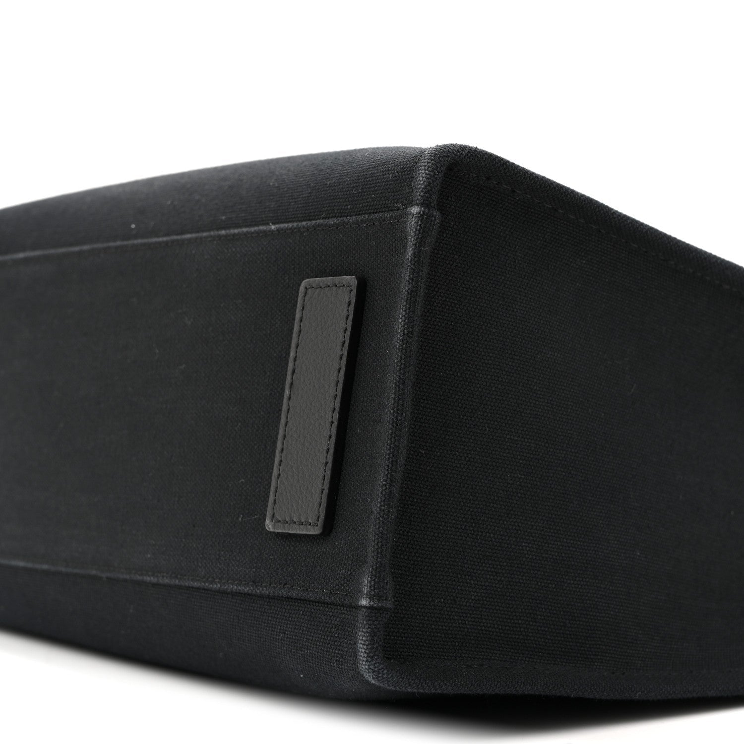 Canvas Calfskin La Medusa Small Tote Black