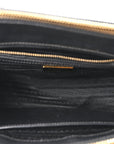 Saffiano Small Galleria Double Zip Tote Black