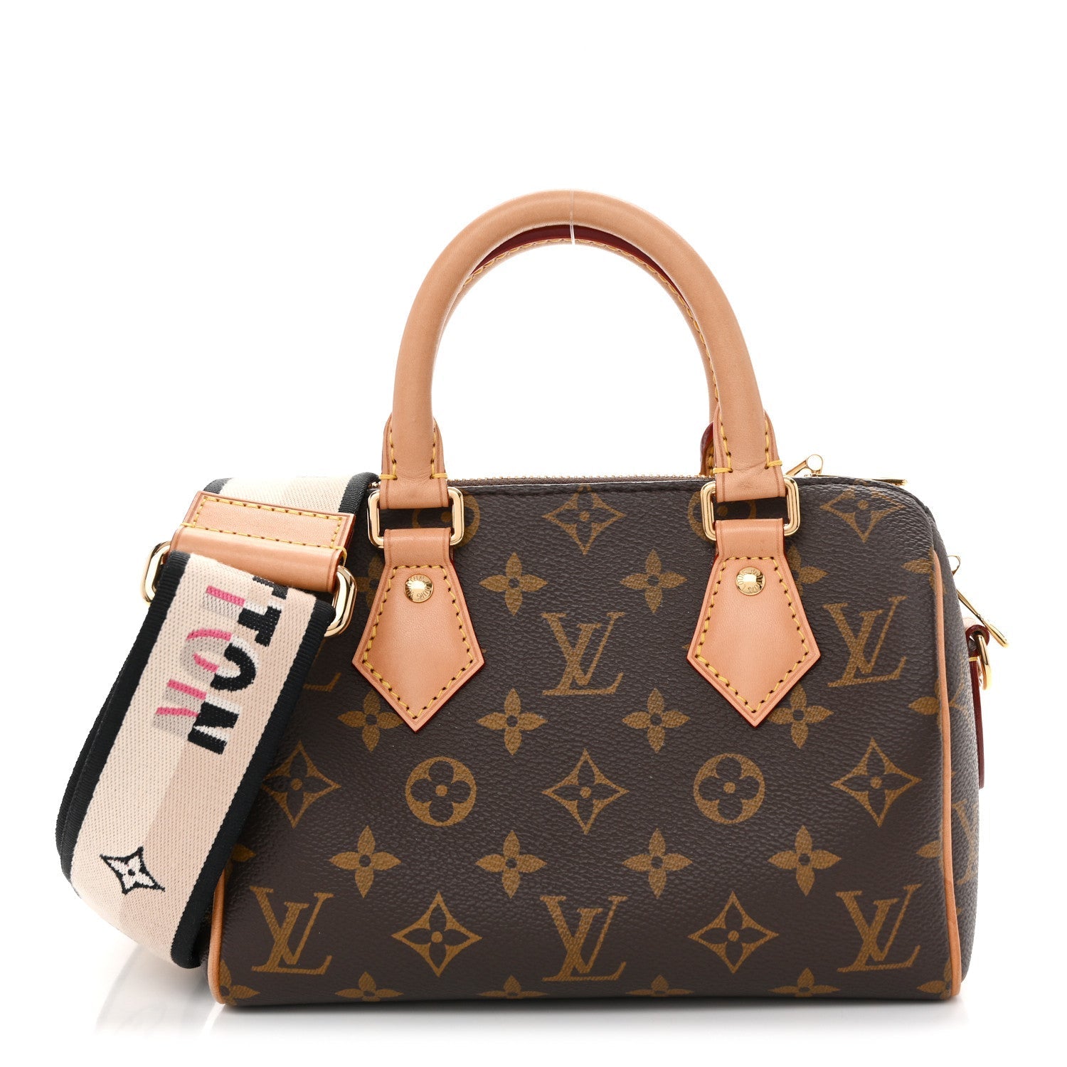 Monogram Speedy Bandouliere 20 Black