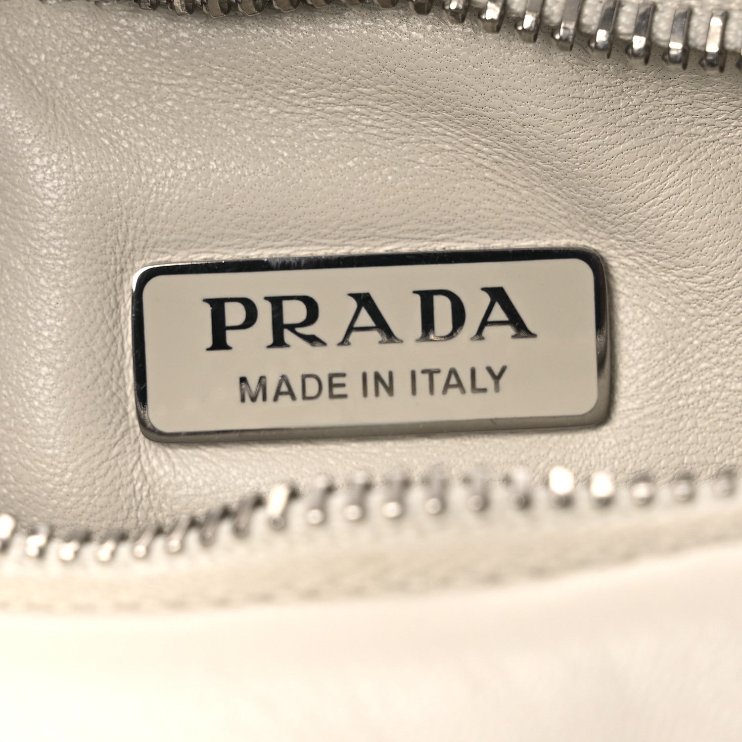 Nappa Soft Padded Mini Bag White