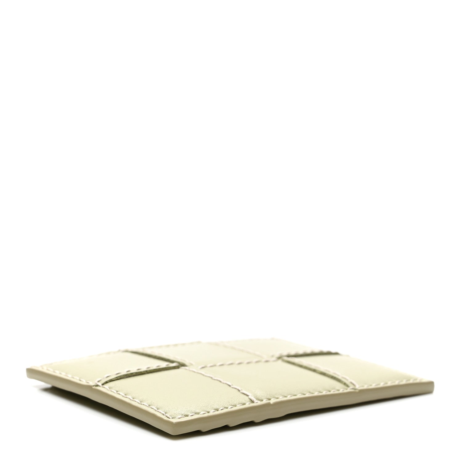 Nappa Maxi Intrecciato Card Holder New Sauge