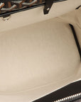 Black Goyardine Canvas & Chevroches Calfskin Cisalpin Backpack Palladium Hardware