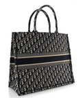 Oblique Large Book Tote Blue Multicolor