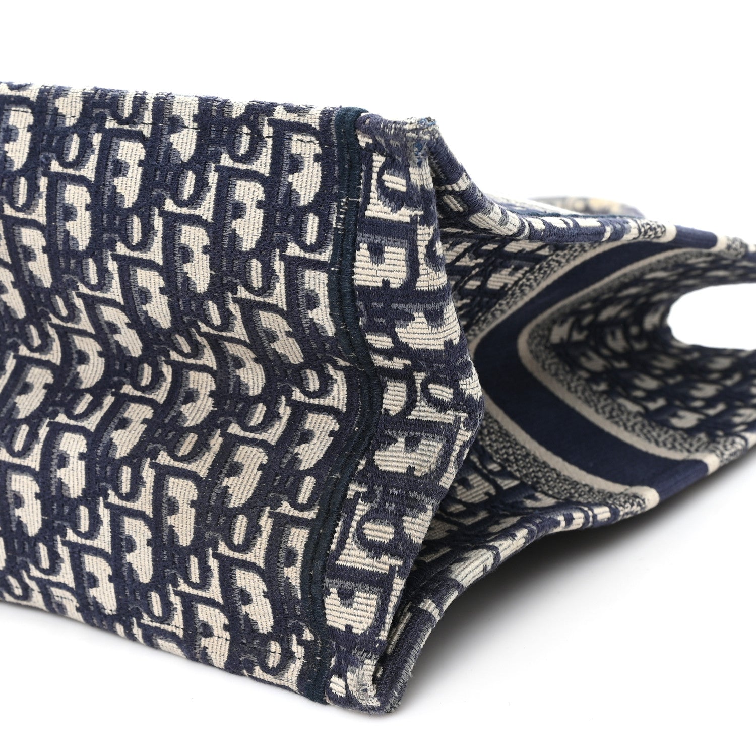 Oblique Large Book Tote Blue Multicolor