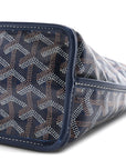 Goyardine Reversible Mini Anjou Navy