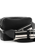 Vitello Daino Soft Camera Crossbody Black