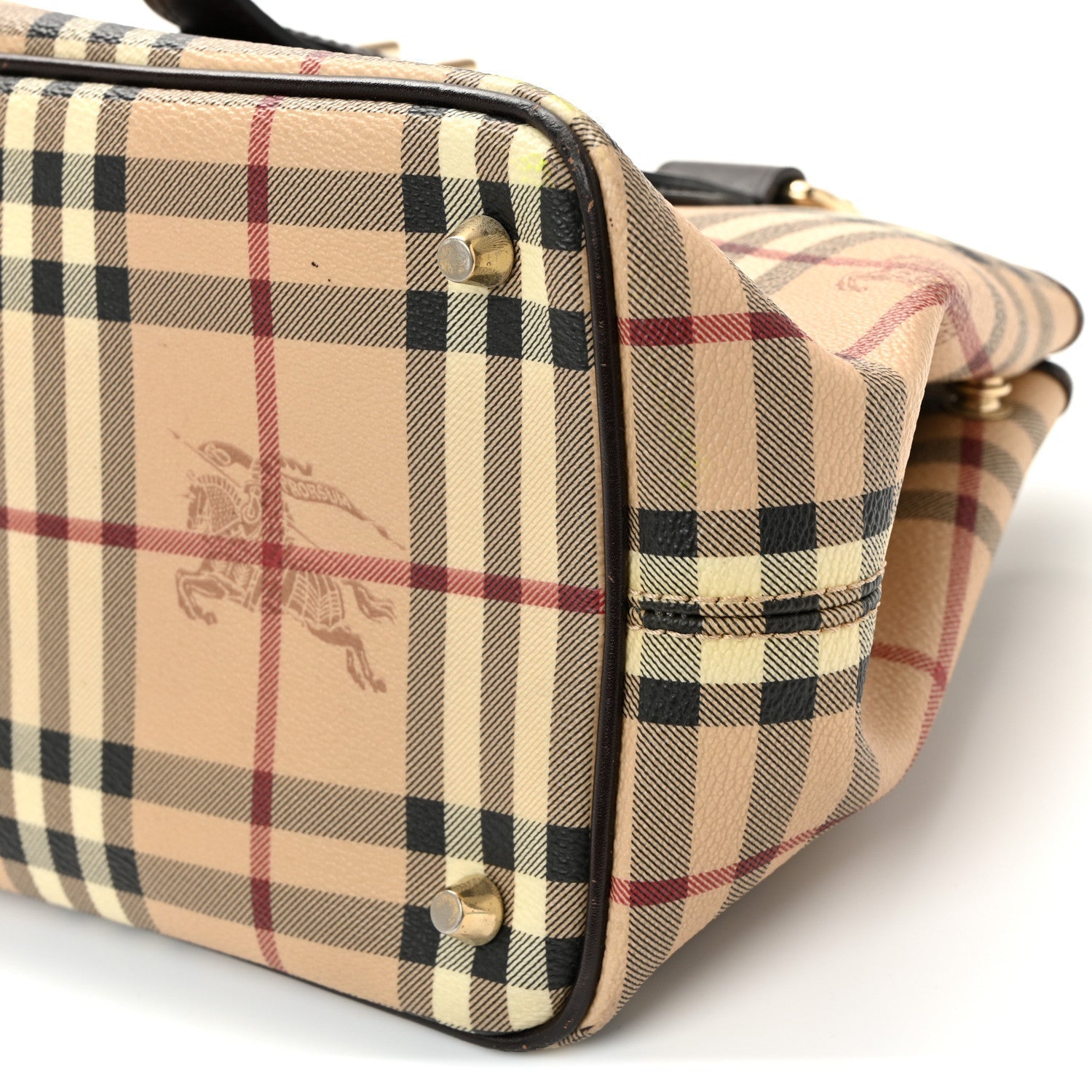 Haymarket Check Eden Tote Chocolate