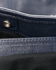 Agneau Classic Silver Hardware Hexagon Bleu Mineral