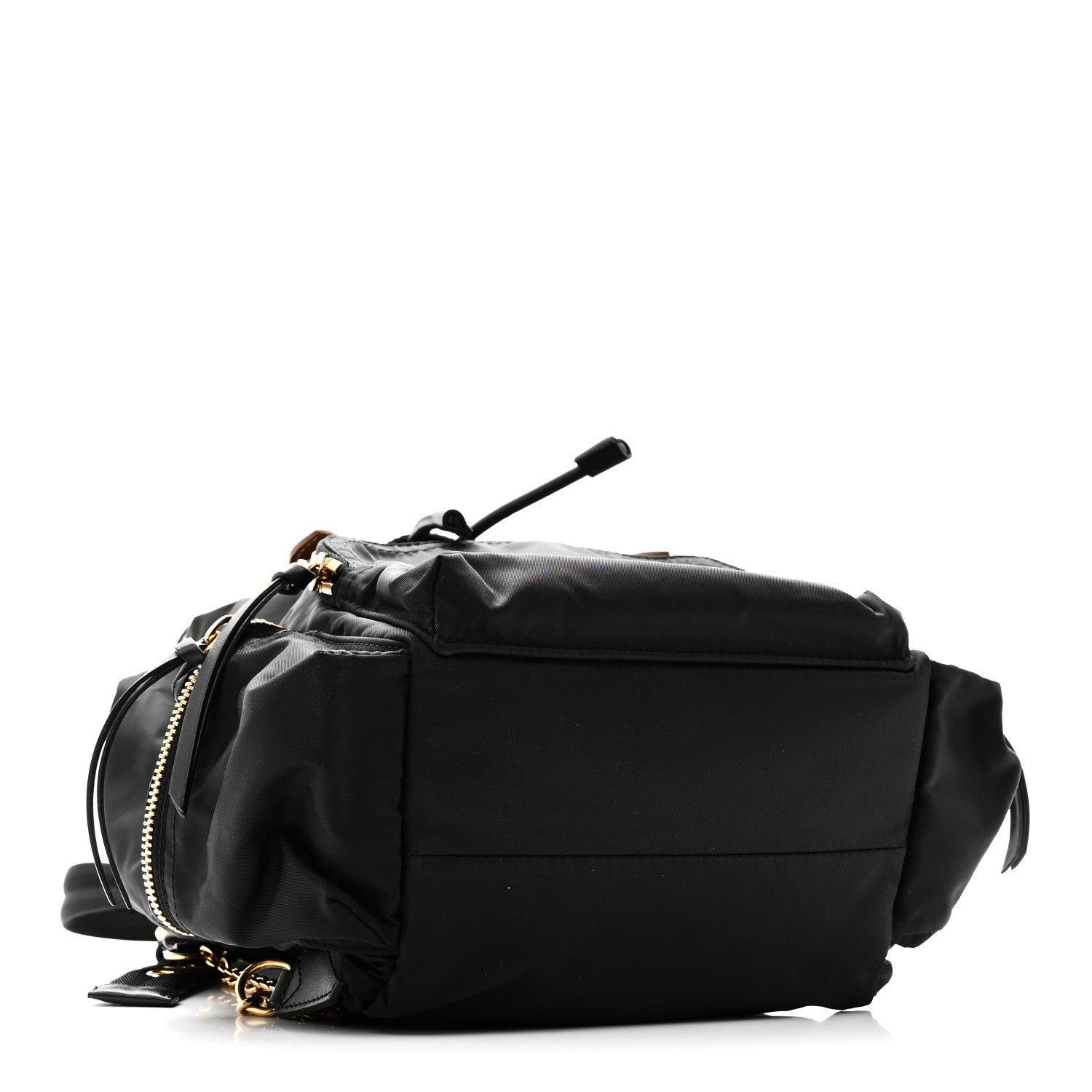 Nylon Medium Rucksack Backpack Black