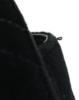 Velvet Matelasse Medium GG Marmont Shoulder Bag Black