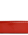 Patent MicroGCCIssima Small Broadway Clutch Red