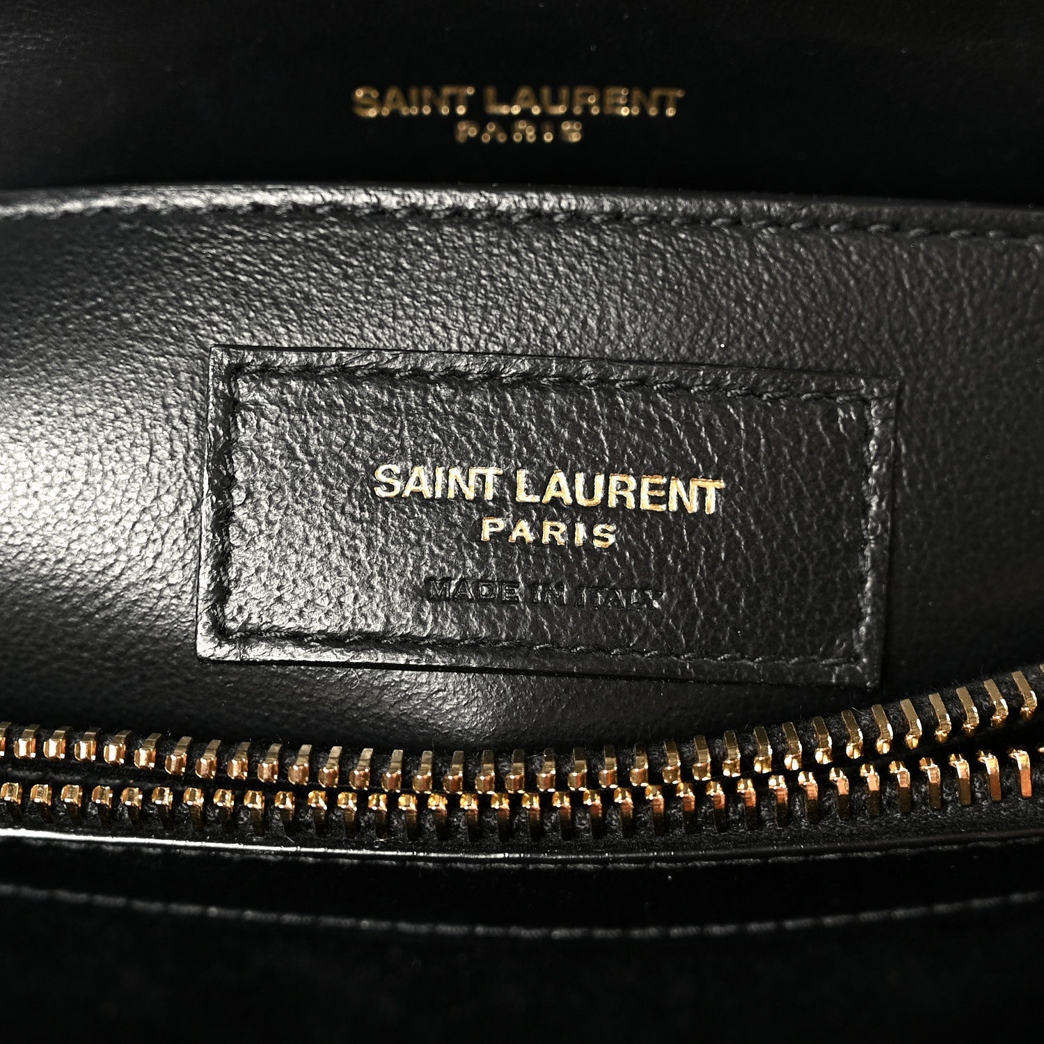 Calfskin Y Quilted Monogram Small Loulou Chain Satchel Black