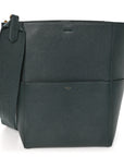 Soft Grained Calfskin Sangle Bucket Bag Amazone