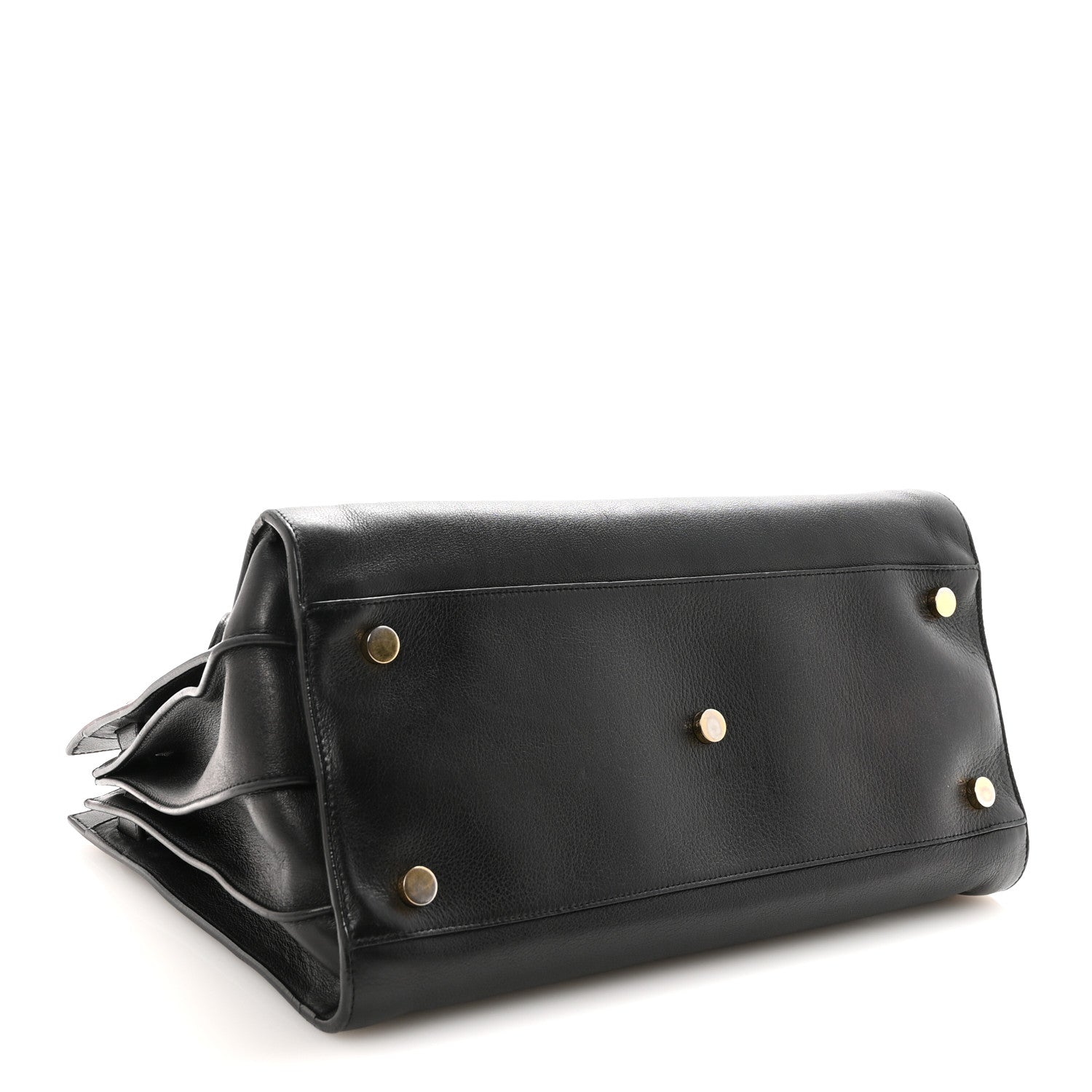 Calfskin Small Sac De Jour Black
