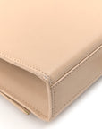Smooth Calfskin Medium Classic Monogram Kate Tassel Satchel Nude Powder
