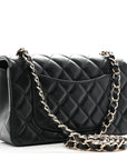 Lambskin Quilted Mini Rectangular Flap Black