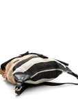Overdyed Canvas Mega Check Heart Print Medium Chiltern Backpack Black