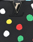 LV X YK Taurillon Capucines MM Black