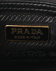 Saffiano Lux Mini Boston Crossbody Bag Black