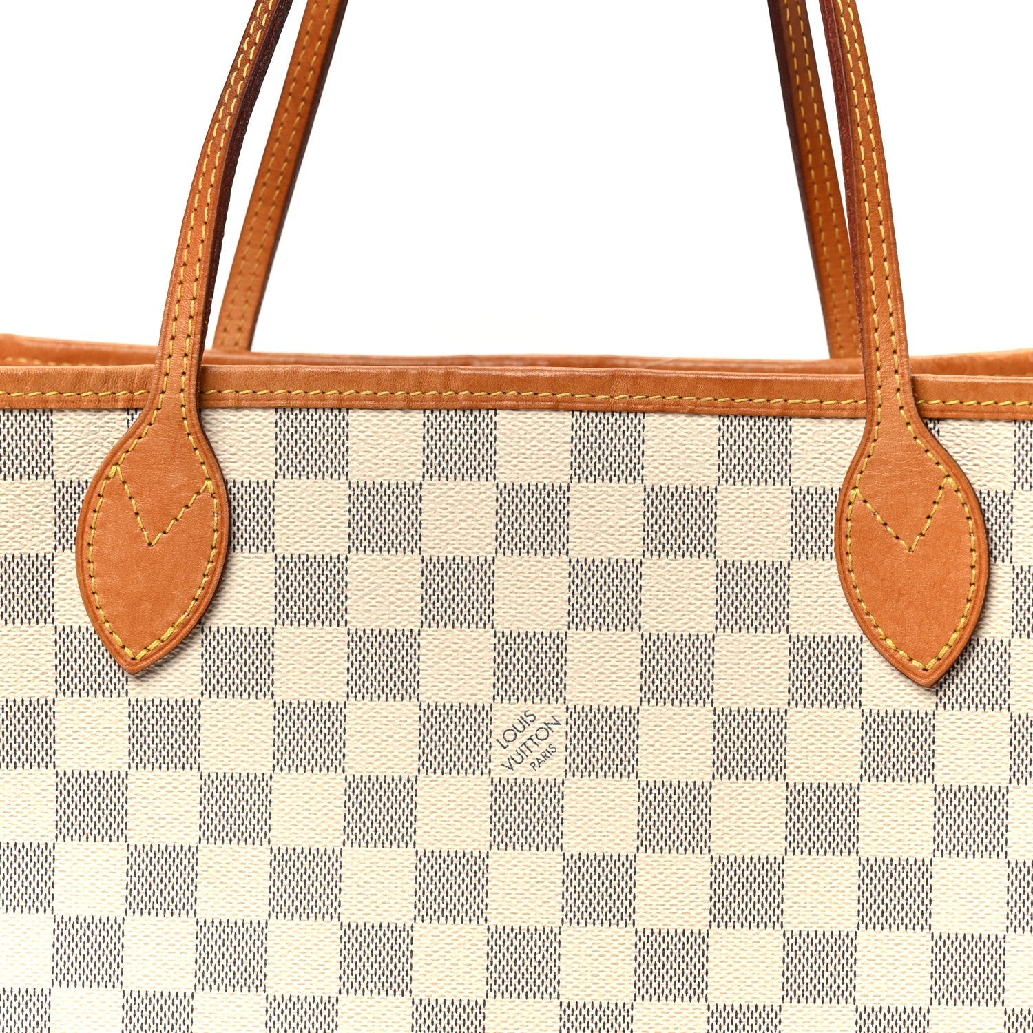 Damier Azur Neo Neverfull MM Rose Ballerine