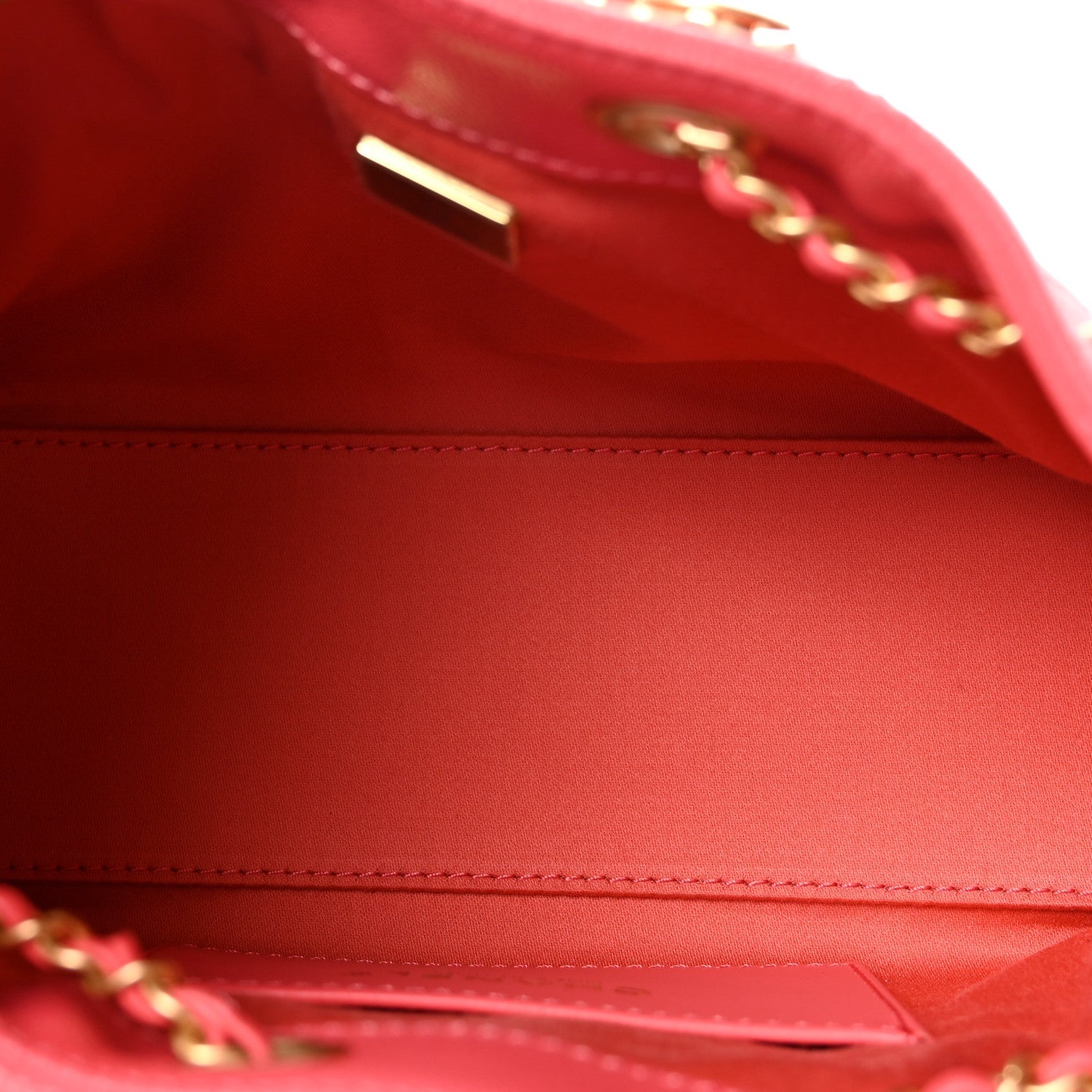 Caviar Quilted Mini CHNL 25 Handbag Coral