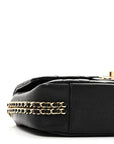Caviar Quilted Small CC You Flap Black