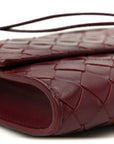 Nappa Intrecciato Long Andiamo Top Handle Clutch Barolo