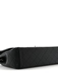 Caviar Quilted Maxi Double Flap Black