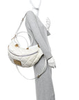 Marsupio Nylon Quilted Piumino 2 Belt Bag White
