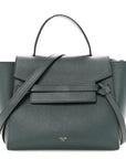 Grained Calfskin Micro Belt Bag Amazone