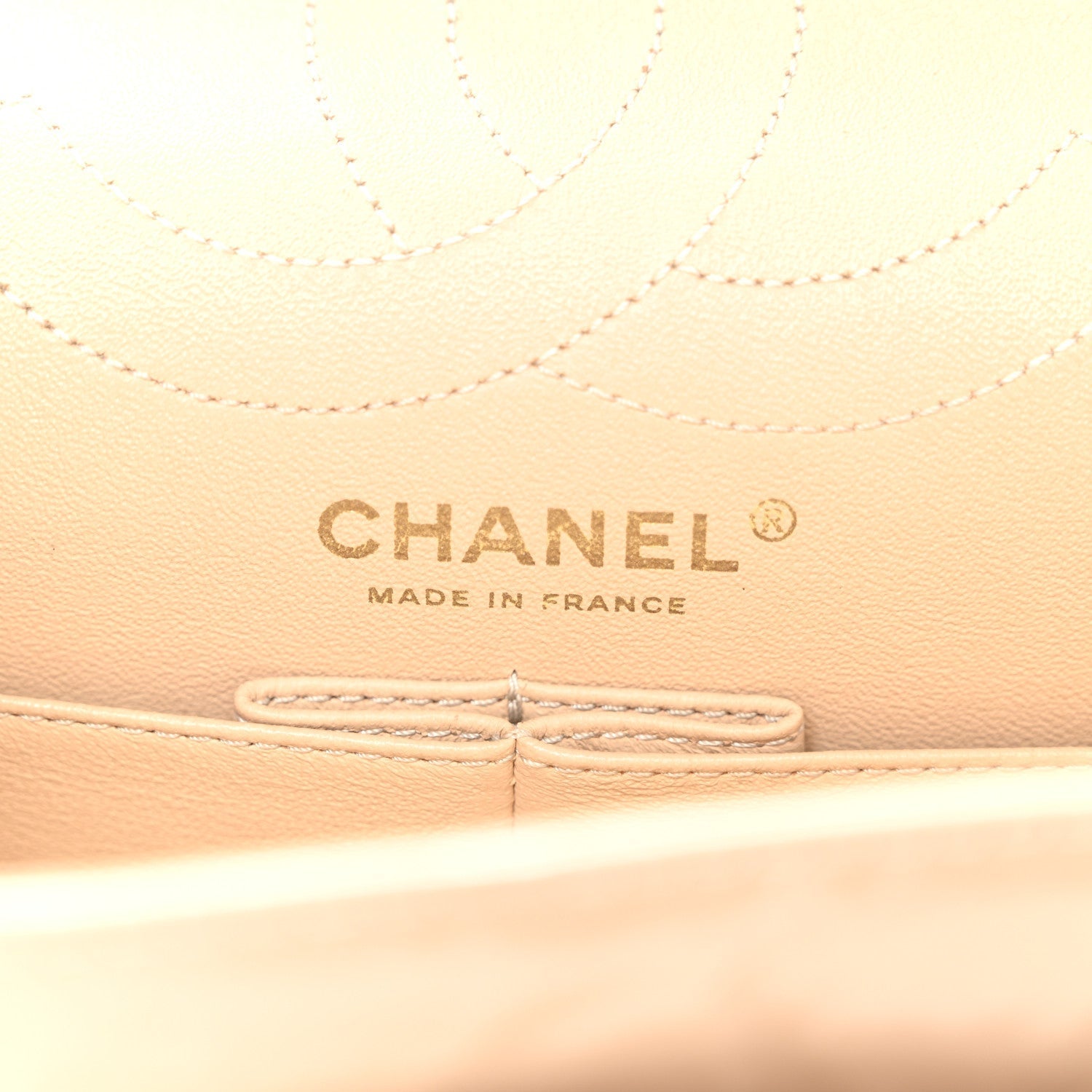 Glazed Calfskin Quilted 2.55 Reissue 226 Flap Light Beige