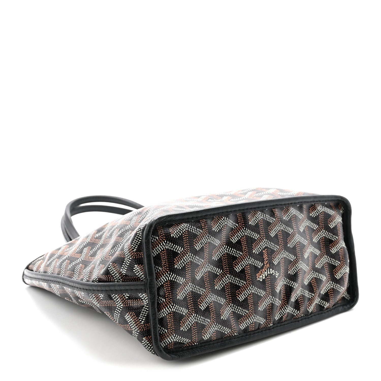 Goyardine Reversible Mini Anjou Black
