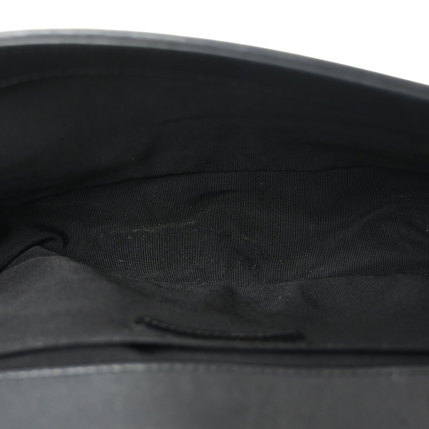Lambskin Chevron Quilted Medium Boy Flap Black