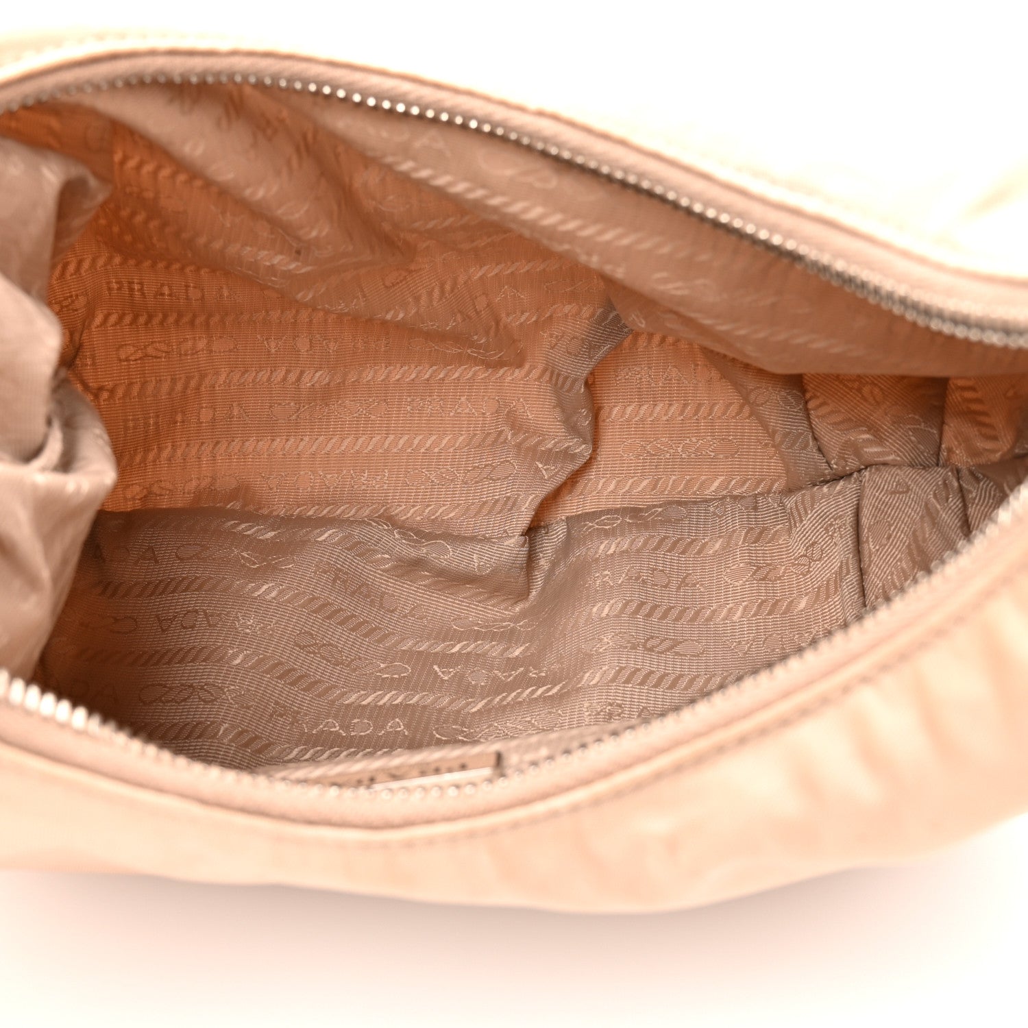 Tessuto Nylon Saffiano Re-Edition 2006 Shoulder Bag Cammeo