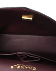 Caviar Quilted Small Double Flap Black