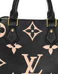 Empreinte Monogram Giant Speedy Bandouliere 25 Black Beige