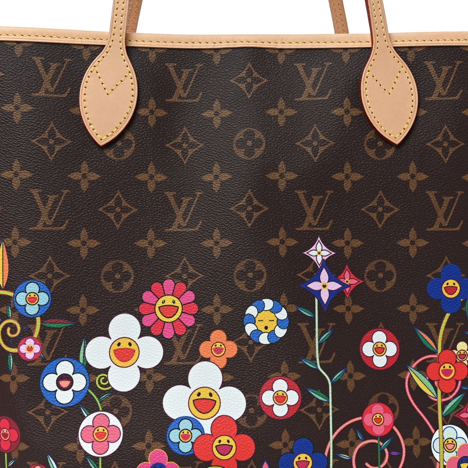 LV X TM Monogram Flowers Neverfull MM