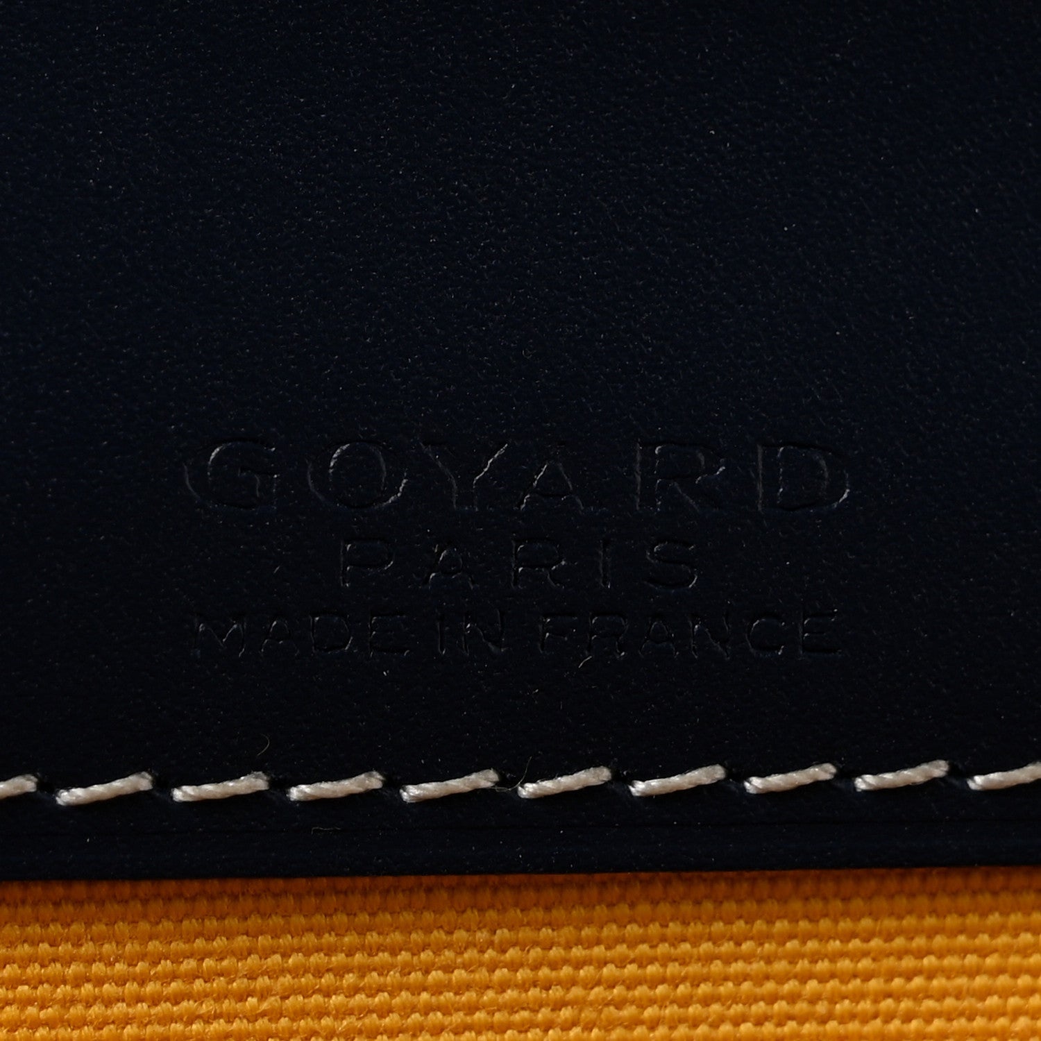 Goyardine Monte Carlo Bois Clutch Navy