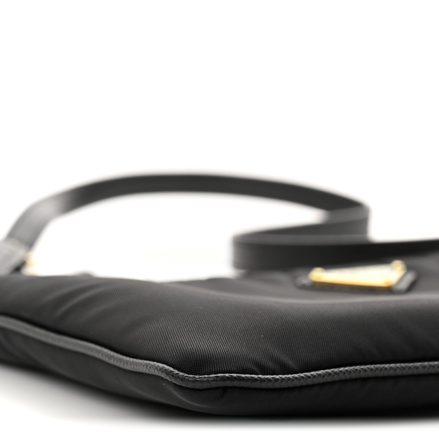 Re-Nylon Saffiano Pouch Black