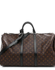 Monogram Macassar Keepall Bandouliere 55