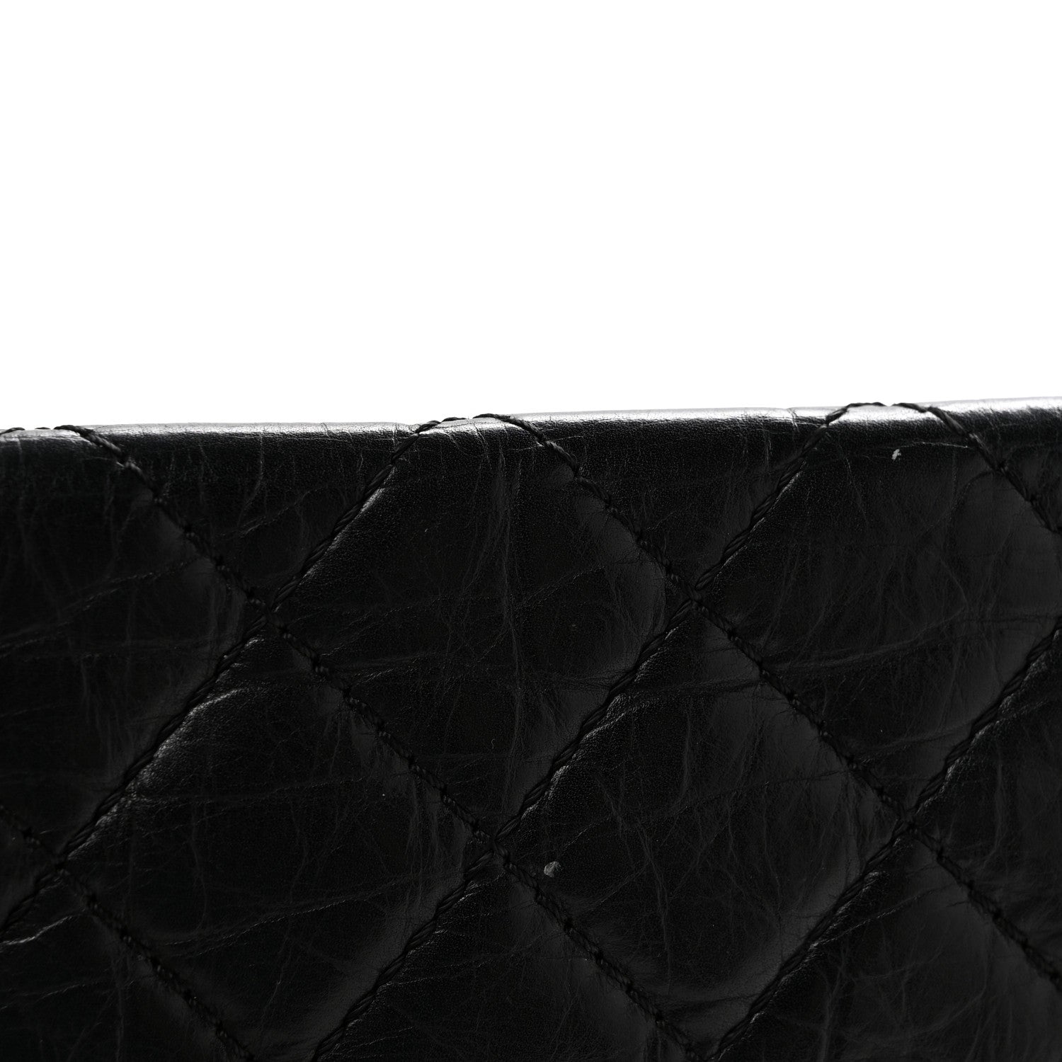 Aged Calfskin Quilted 2.55 Reissue 226 Flap Black