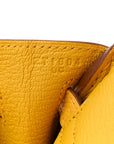 Togo Birkin 25 Jaune Ambre