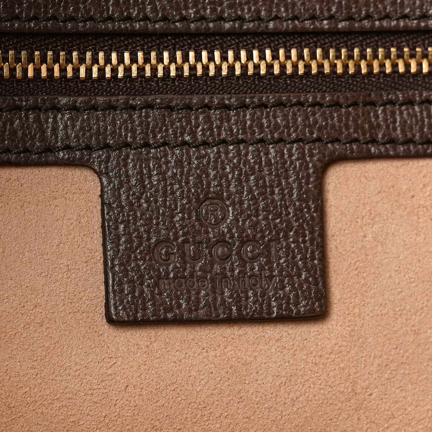 GG Supreme Monogram Medium Ophidia Shopping Tote Brown