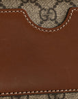 GG Supreme Monogram Calfskin Small Padlock Shoulder Bag Beige Black Cuir