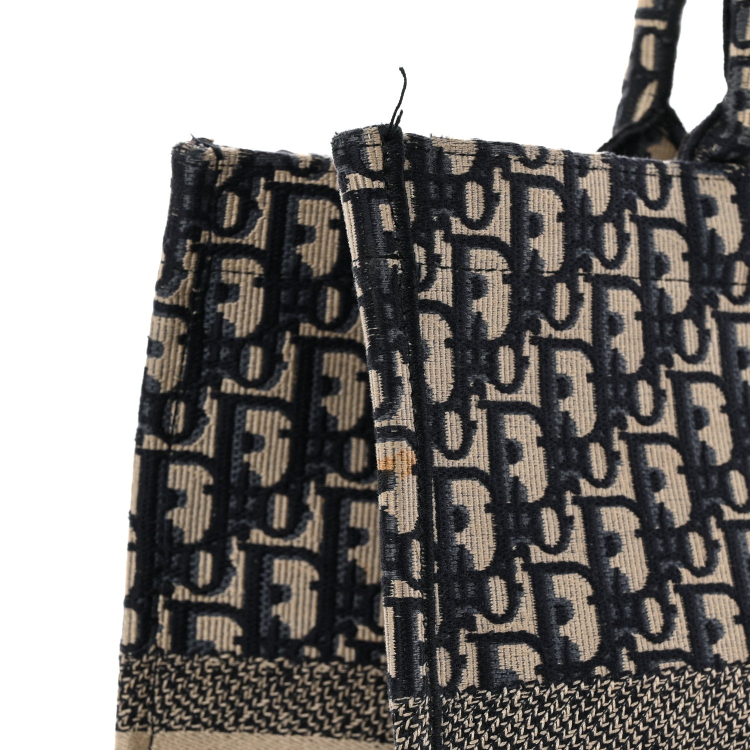 Oblique Large Book Tote Blue Multicolor